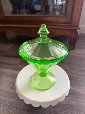 Antique depression Hazel Atlas compote